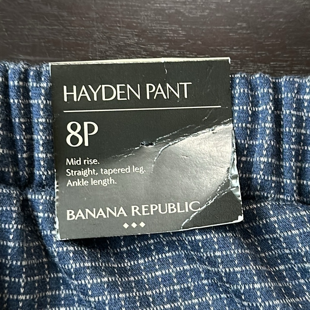 Banana Republic factory pull on tapered pants SZ 8 - Picture 4 of 12